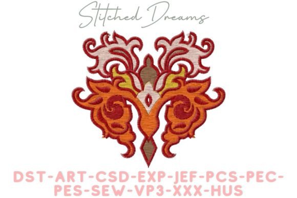 Creative Butterfly Embroidery Design
