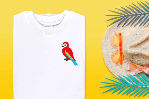 Parrot Mini Embroidery: A Tropical Spark for Seasonal Sales