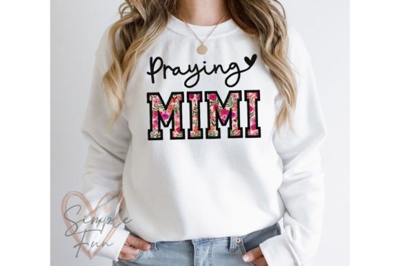Praying MIMI Embroidery